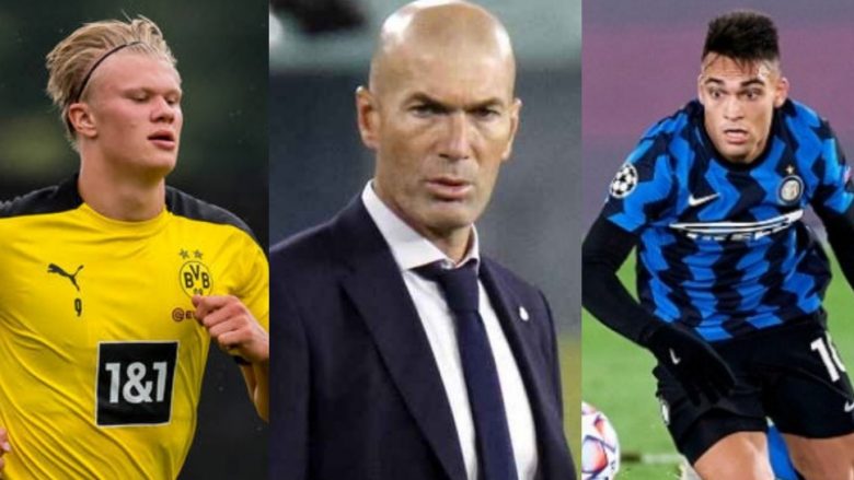 Zidane preferon transferimin e Lautaros para Haalandit