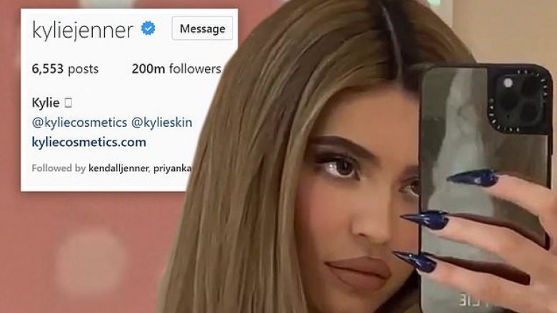 Kylie Jenner arrin 200 milionë ndjekës në Instagram – bëhet femra më e re në planet që ka një sukses të tillë