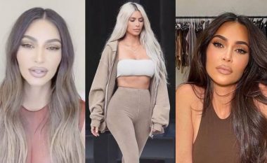 Kim Kardashian ka provuar balluket pastel ngjyrë kafeje