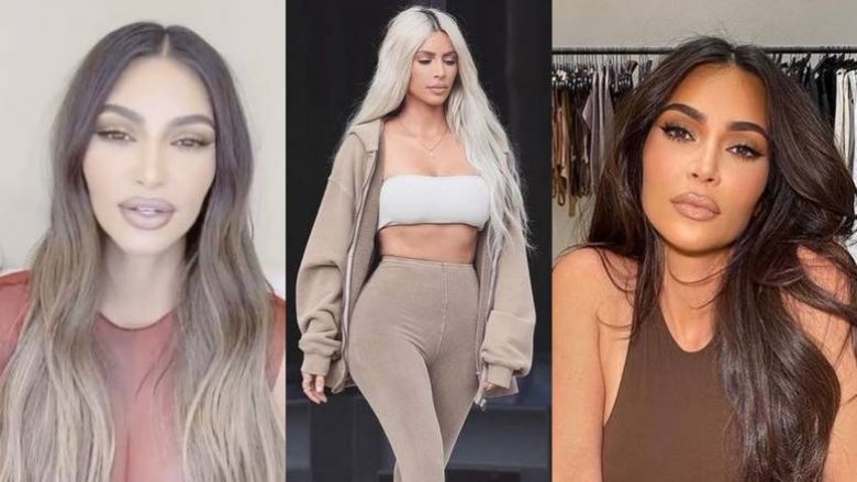 Kim Kardashian ka provuar balluket pastel ngjyrë kafeje