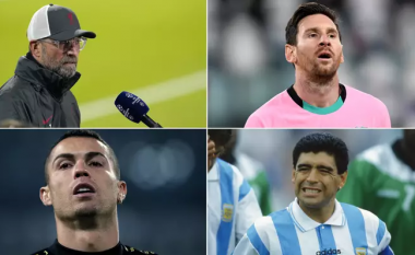 Kush është më i miri në futboll - Maradona, Messi apo Ronaldo? Klopp jep përgjigjen e tij