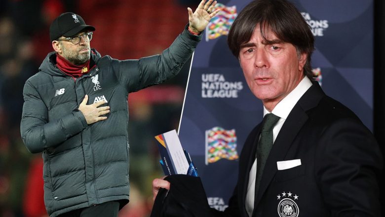 Klopp u përfol si pasues i Lowit te Gjermania, trajneri i Liverpoolit sqaron gjithçka