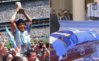 Mijëra tifozë të futbollit i bëjnë homazhe Diego Maradonas në Buenos Aires