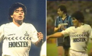 Koha kur Maradona luante një ndeshje për Tottenhamin me këpucë sportive të huazuara