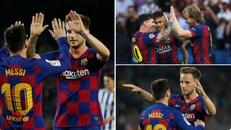 “Messi është i vetmi numër një në futboll” – Rakitic thotë se ishte një ëndërr të luajturit së bashku me superyllin e Barcelonës