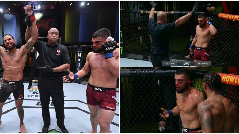 Debutim i tmerrshëm i Ramiz Brahimajt në UFC, kundërshtari e rrah keq dhe ia shqyen veshin