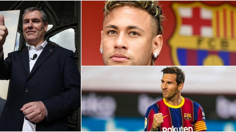 Kandidati për president te Barça vjen me një premtim të madh për tifozët, synon rikthimin e Neymar dhe premton se do ta zëvendësojë emrin e ‘Camp Nou’ me të Lionel Messit