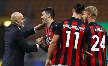 Jo vetëm Ibrahimovic, Pioli me disa dyshime për ndeshjen me Manchester Unitedin