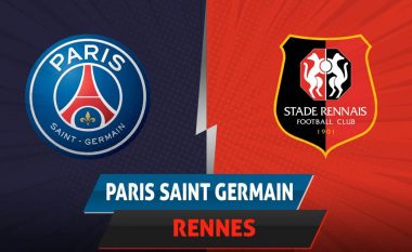 PSG dëshiron fitoren e tetë radhazi në Ligue 1 në ndeshje ndaj Rennes, formacionet zyrtare