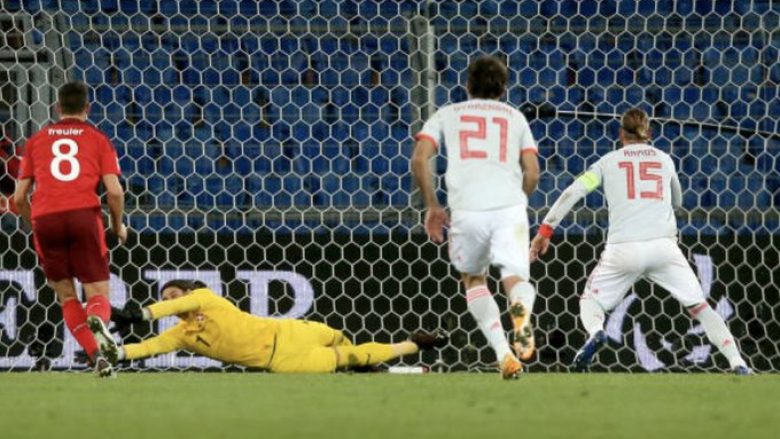 Ramos humbet penalltinë e dytë radhazi ndaj Zvicrës, Sommer ia ‘kapë si mollë’