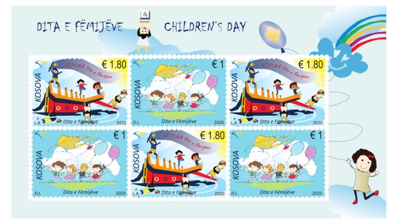 Posta lëshon në qarkullim pullat postare të titulluara “Dita e fëmijëve”