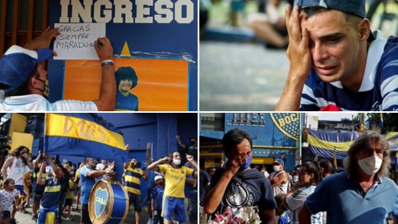 ‘Diego është Argjentina, ai do të jetojë përgjithmonë’ – Maradona lë një komb në zi, tifozët pushtojnë rrugët e Buenos Aires