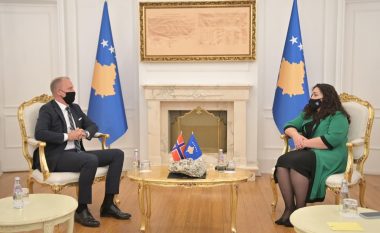 Osmani falënderon Norvegjinë për ndihmën e dhënë Kosovës