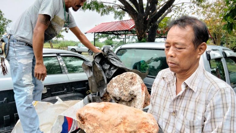 Peshkatari tajlandez gjen gurë të pazakontë në plazh, bëhet për 2.6 milionë dollarë më i pasur – fjala është për të vjellat e balenës që përdoren për prodhimin e parfumeve