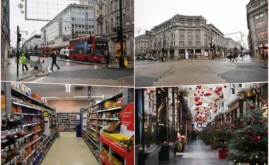 Pamjet e Londrës në ditët e para të izolimit total, duket si “qytet fantazmë”