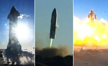 Raketa e Elon Musk përfshihet nga zjarri, prototipi i Starship shpërthen derisa po tentonte të prekte tokën