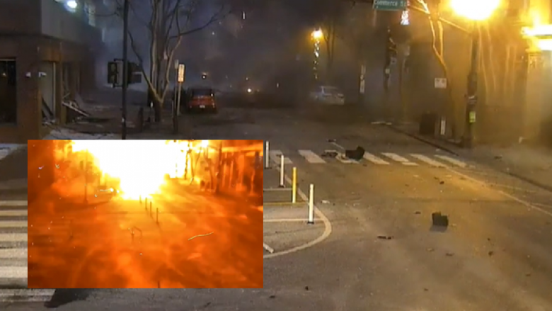 Shpërthimi në Nashville – publikohet momenti nga pamjet e kamerave të sigurisë
