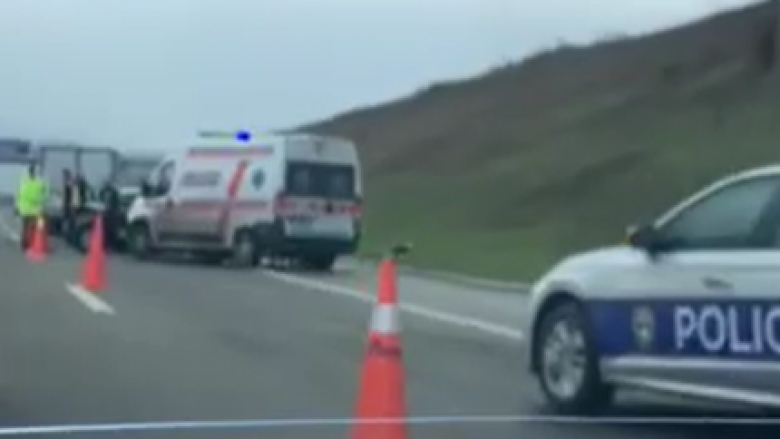 Aksident në autostradën Prishtinë-Prizren