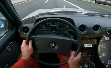 Edhe pse kanë kaluar 36 vite që kur u prodhua, Mercedes-Benz 280 CE W123 Coupé dëshmon se është ende “në formë” – lëviz me 210 km/h nëpër autostradë