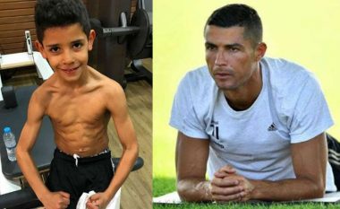 Ronaldo i irrituar që djali i tij konsumon pije të gazuara: Dua që ai të bëhet më i miri në futboll
