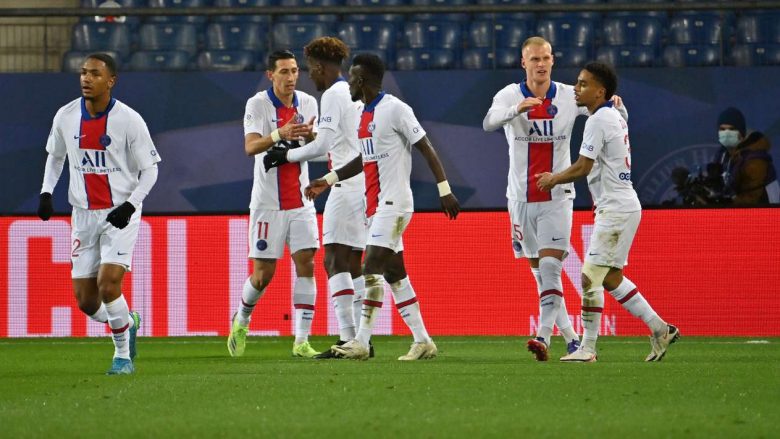 PSG fiton ndaj Montpellier si mysafir, mbetet në krye të Ligue 1