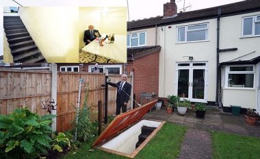 Zbuloi një strehë në kopshtin e shtëpisë së tij që daton nga Lufta e Dytë Botërore, i moshuari në Angli e shndërron në një “kafene”