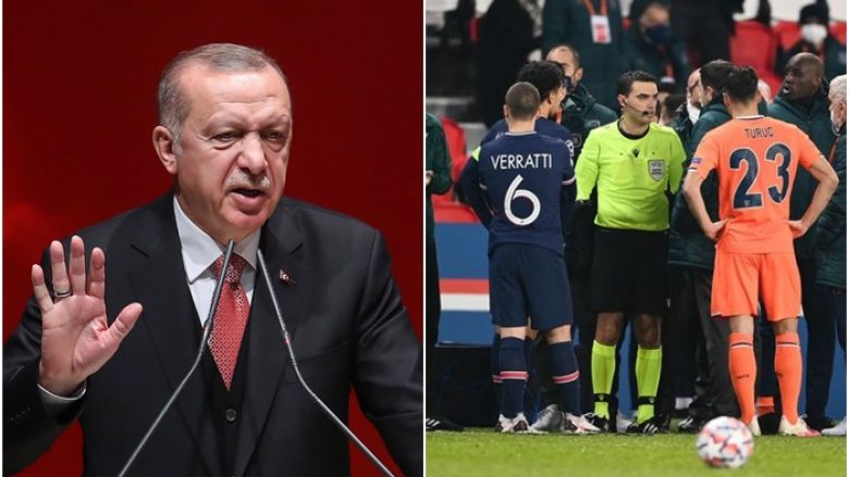 Presidenti i Turqisë, Erdogan dënon shprehjet raciste ndaj stafit të Basaksehir