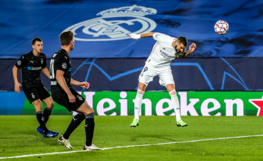 Pjesa e parë, Real Madrid  2-0 Borussia M’gladbach: Benzema po i dërgon drejt fitores  Los Blancos