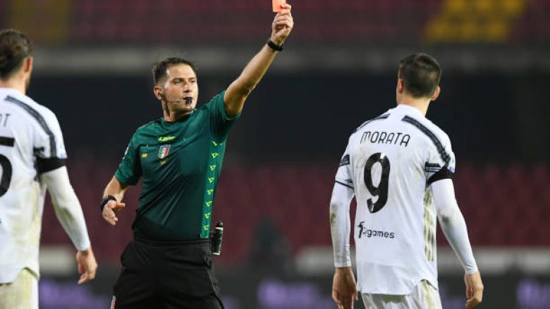 Morata dënohet me dy ndeshje për kartonin e kuq ndaj Beneventos