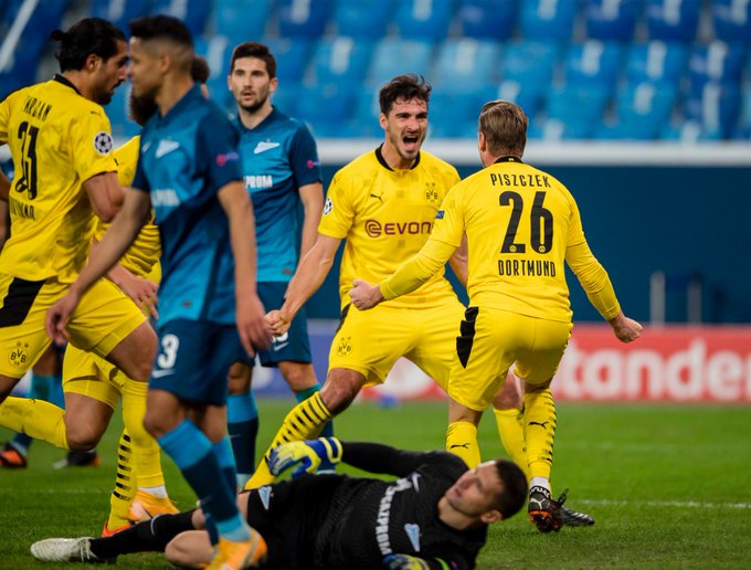 Dortmundi kalon në fazën e eliminimit direkt si lider i Grupit F