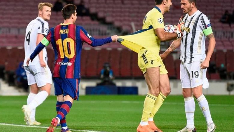Buffon me statistika të çmendura ndaj Barcelonës, priti shtatë gjuajtje te Messit