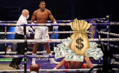 Jo vetëm fitore në ring, Joshua fiton miliona euro pas triumfit fantastik ndaj Pulev