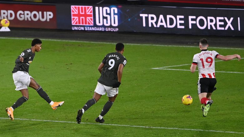 United fiton me vështirësi te Sheffield dhe ngritët në tabelë