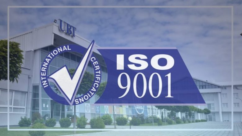 UBT ricertifikohet për cilësi sipas standardit ndërkombëtar ISO 9001