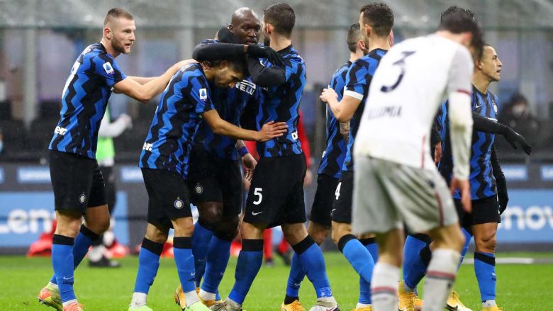 Interi vazhdon me fitore, triumfon ndaj Bolognas dhe i afrohet kreut