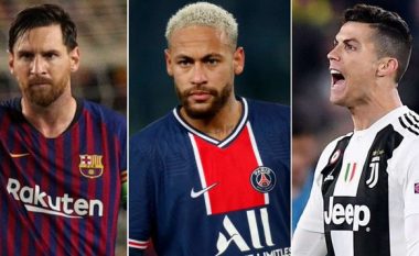 Neymar u bë vetëm lojtari i shtatë që arrin të realizojë tre het-trike e më shumë në Ligën e Kampionëve