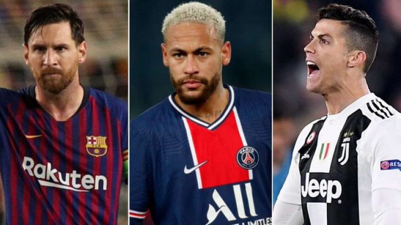 Neymar u bë vetëm lojtari i shtatë që arrin të realizojë tre het-trike e më shumë në Ligën e Kampionëve