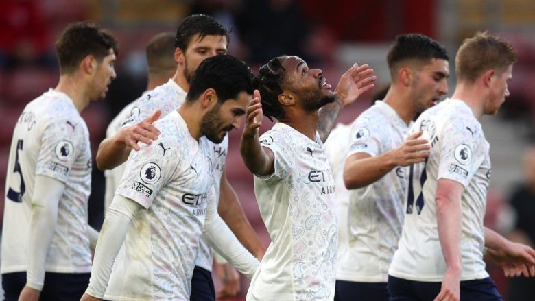 Man City i kthehet fitores, triumfon në udhëtim te Southamptoni