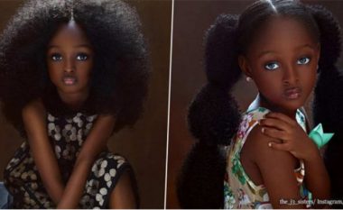 “Vajza më e bukur në botë” nga Nigeria, befason botën me bukurinë e saj natyrale