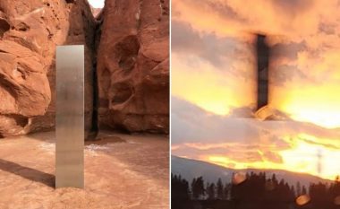 Shoferi vëren ‘monolitin’ në qiell afër Utah