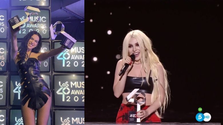 Jo vetëm Dua Lipa, edhe Ava Max fiton çmim në eventin e rëndësishëm LOS40 Music Awards 2020