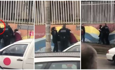 Policja shkelmon një vajzë në Vushtrri