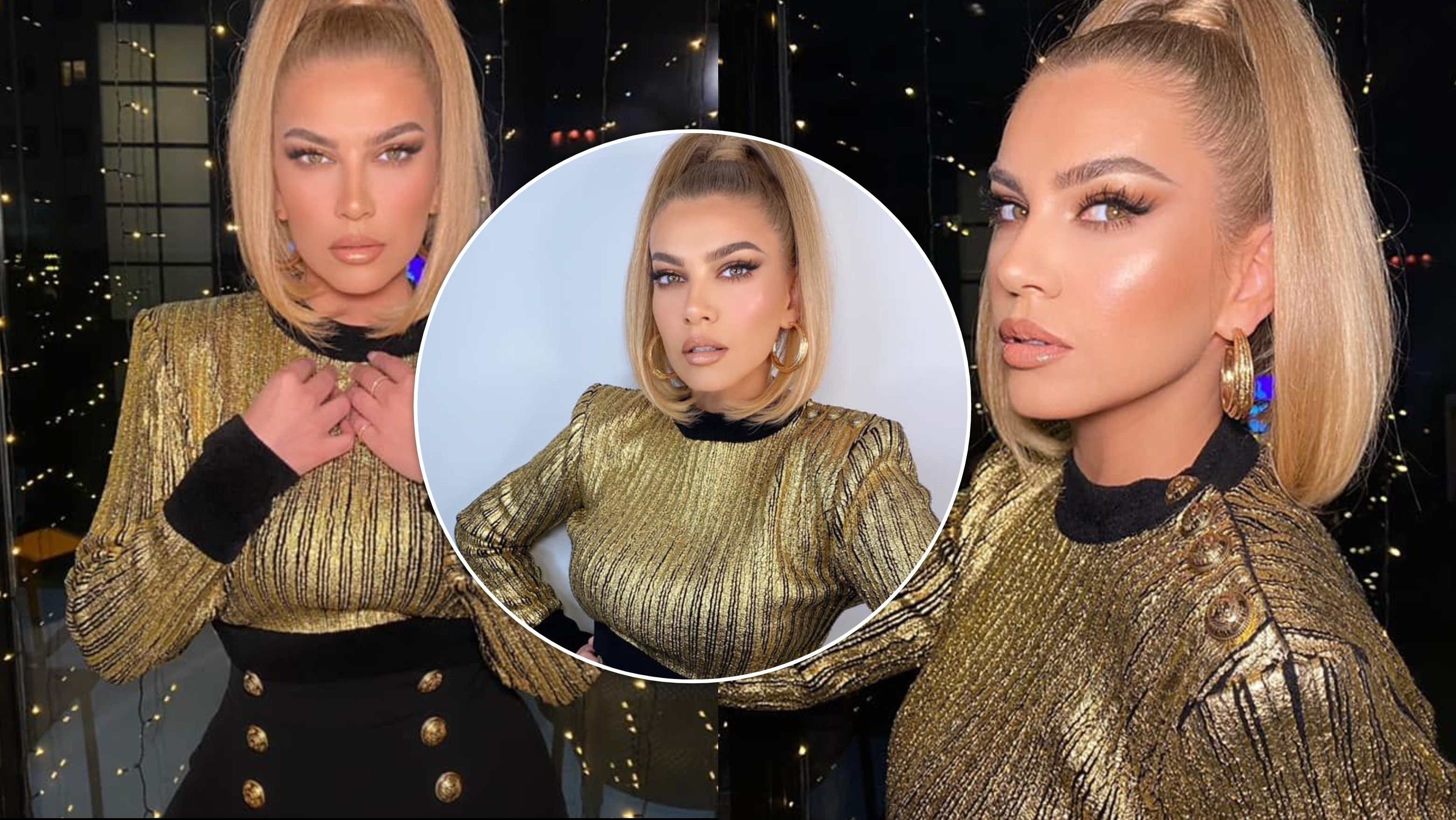 Leonora Jakupi rrëmben vëmendje me dukjen elegante në paraqitjen e