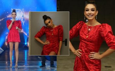 Fest’ 59: Jonida Vokshi tërheq vëmendje me dukjen glamuroze në natën finale