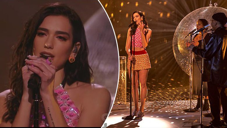 Dua Lipa shkëlqen në koncertin e fundvitit, “Jingle Ball”