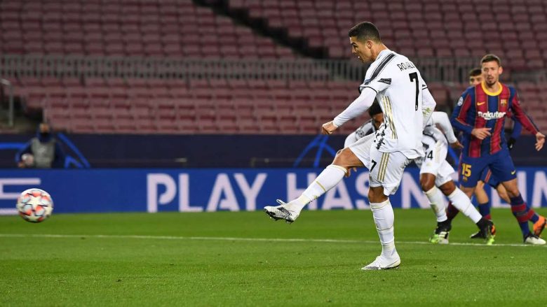 Ronaldo e kalon Juventusin në epërsi, vetë e nxjerrë penalltinë dhe e kthen në gol