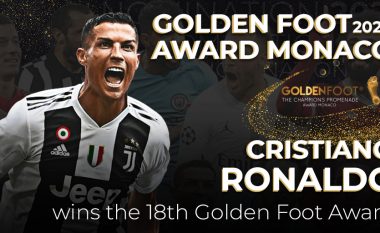 Ronaldo fiton çmimin prestigjioz ‘Këmba e Artë’