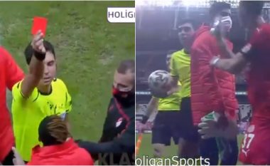 Kapiteni i Sivassporit përjashtohet nga ndeshja – pasi konteston vendimin e gjyqtarit me telefon