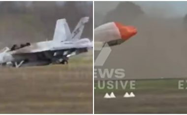 Shkatërrohet aeroplani australian 75 milionë dollarësh, për një “fije floku” shmanget tragjedia, pilotët katapultohen e FA-18F Super Hornet u ndal vetë