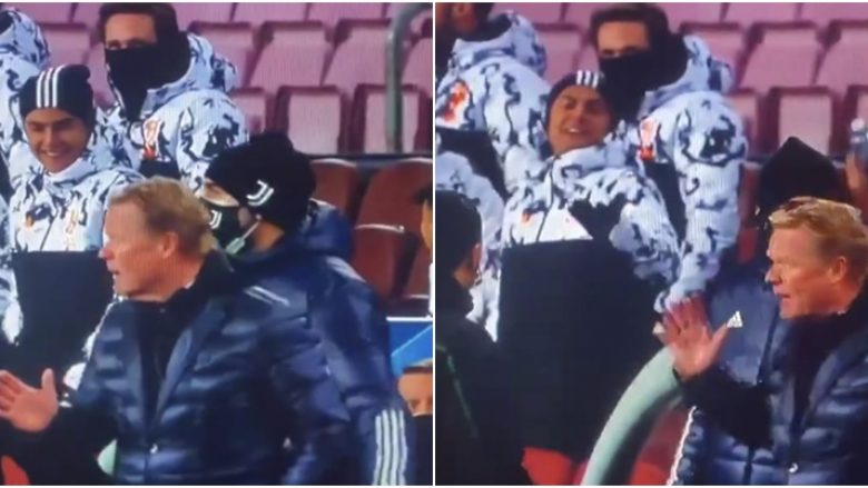 Koeman u tha të mbyllnin gojën kampit të Juventusit – Dybala kapet nga kamerat duke u tallur me trajnerin holandez